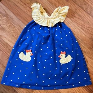 SOLD Le Top Ducky Dress 3T